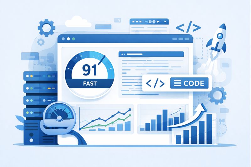 Technical SEO services improving website speed, crawlability, and search performance